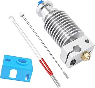 HzdaDeve Hotend for Anycubic I3 Mega Hot End Print Head Kit for Anycubic Mega S/Mega X Heating Tube and Thermistor for 3D Printer Printer (1 Pack)