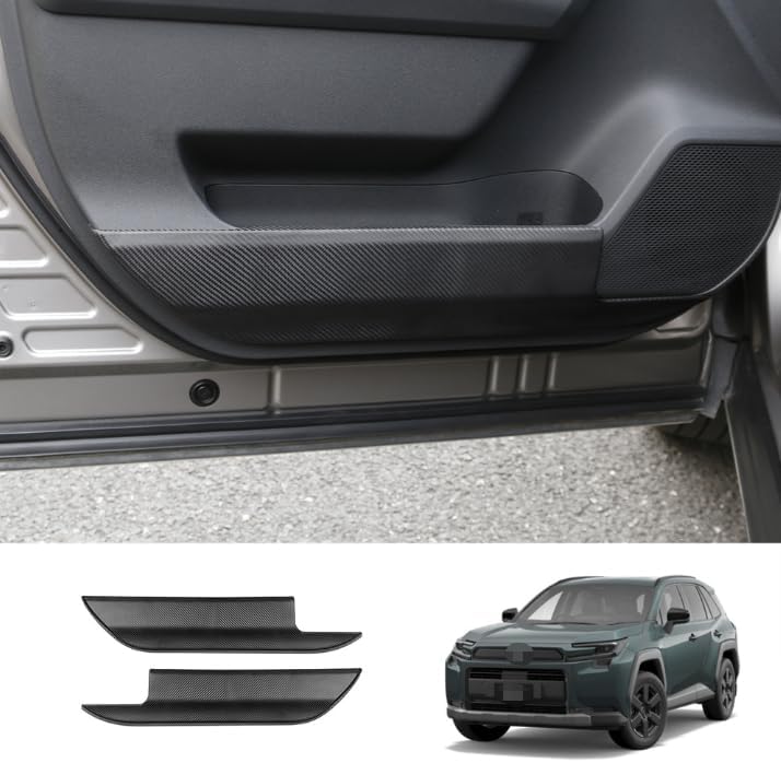 Door Anti Kick Pad Cover Compatible with Toyota RAV4 2026 Door Scratch Protector Molding Trim Interior Car Accessories 2PCS ABS