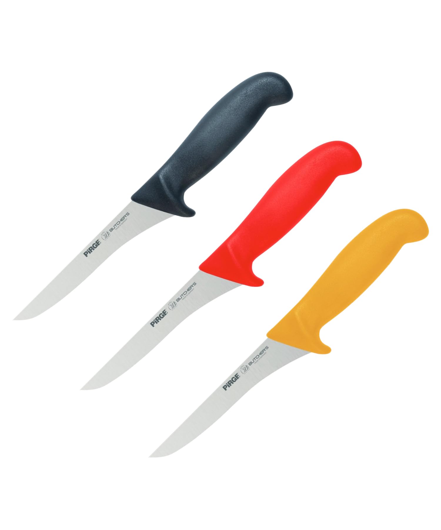 Pirge Butcher's Made in Germany Set di coltelli da disosso professionali da 12 cm - Coltello da macellaio - Coltello da carne - Coltello per infilzare