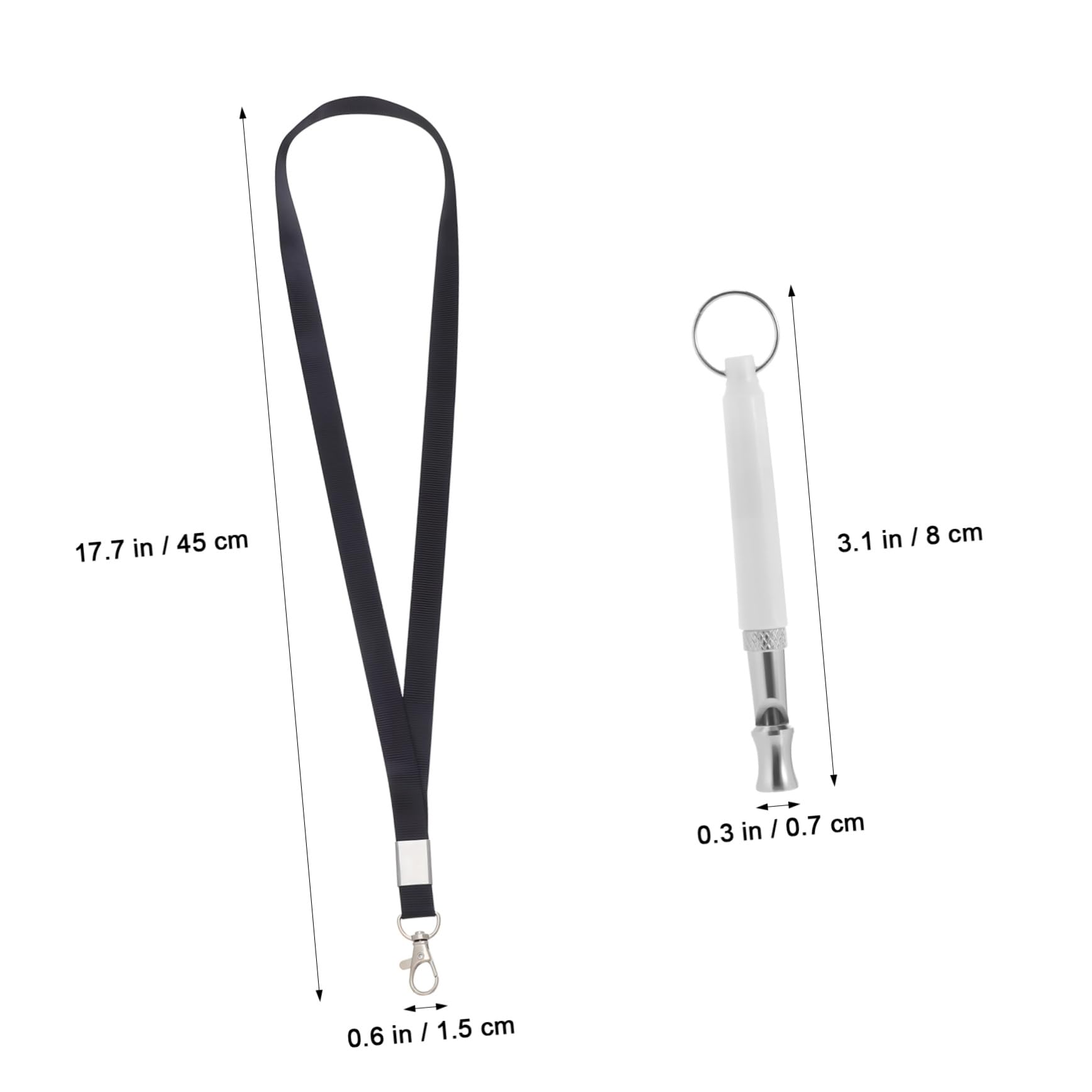 Abaodam 2pcs Dog with Lanyard Trainer for Pet Obedience for Breeds Like Chihuahua Dachshund and Pomeranian