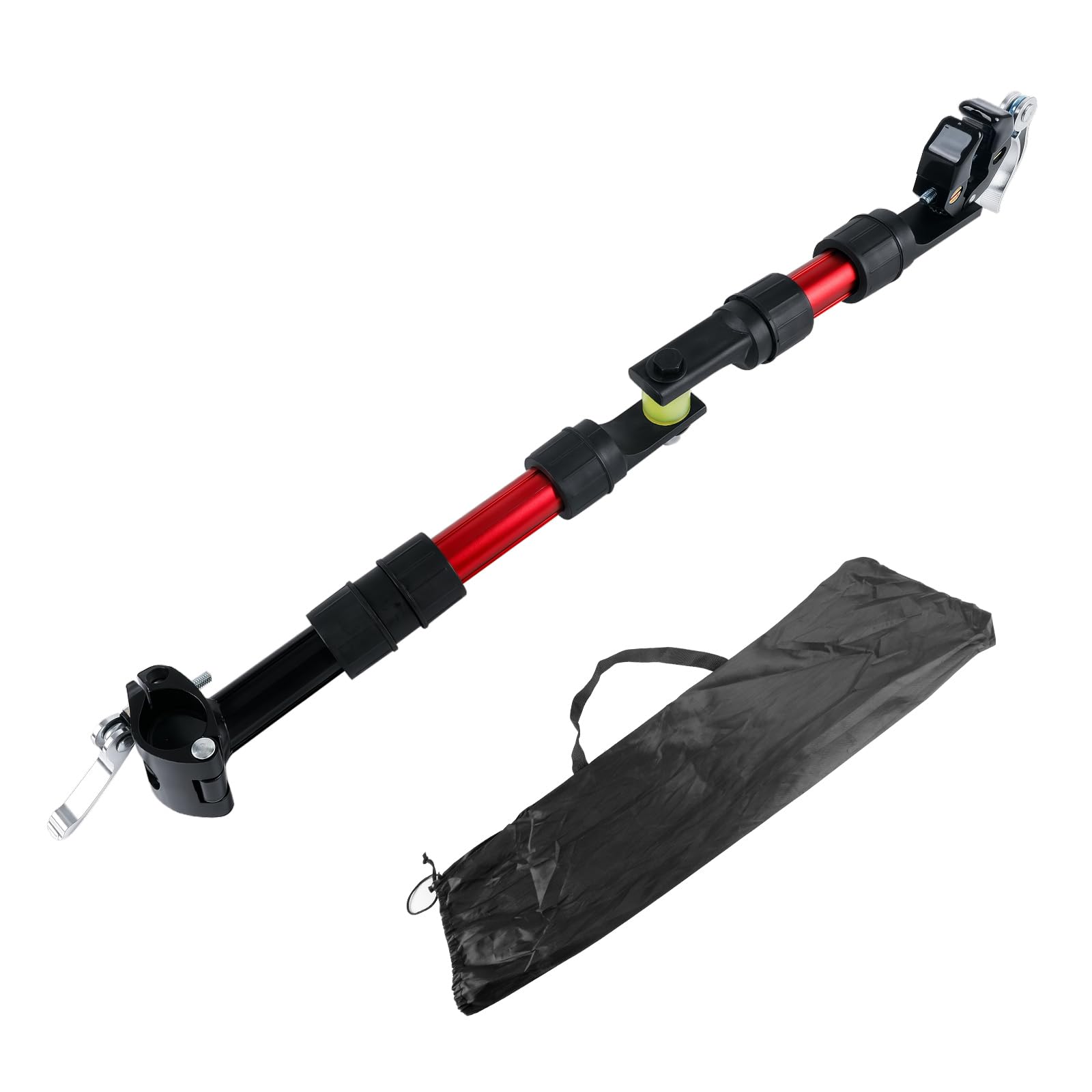 Enganche de remolque de bicicleta, conector giratorio de 270° para carga de bicicleta, diseño modular de componentes de nailon, sistema de amortiguación y dirección, adecuado para bicicletas con tubo