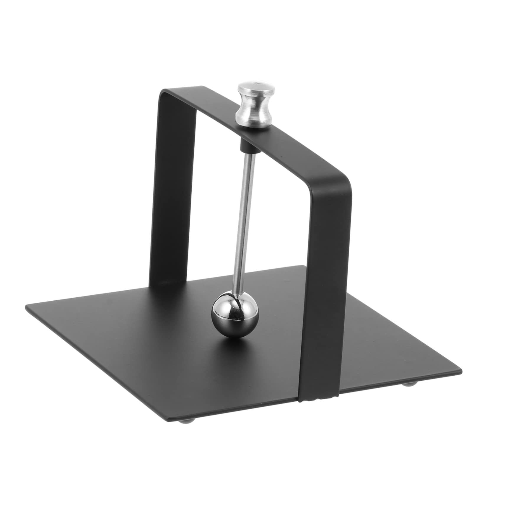 Portatovaglioli Design Minimalista Nero da Tavolo in Acciaio Inossidabile e Stile Elegante Supporto per Tovaglioli Freestanding Facile da Usare per Hotel e Cucina