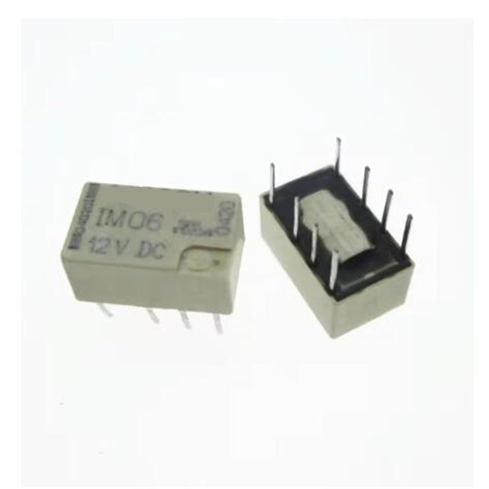 Relais IM06 12VDC 8 broches miniature pour circuit imprimé