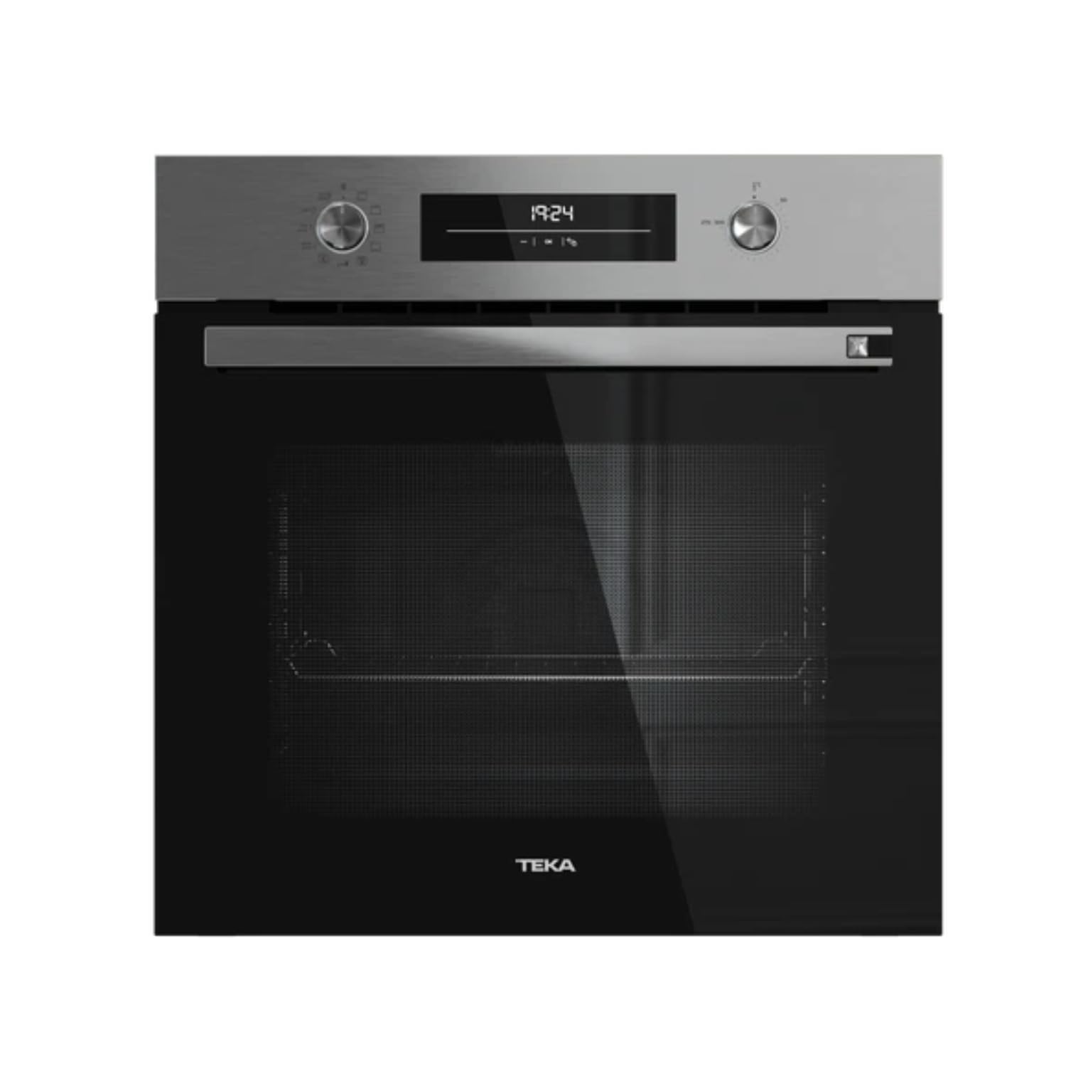 Teka - Horno pirolítico multifunción con 8 funciones de cocción y mandos push-pull - Modelo NEO HSB 6360 P SS
