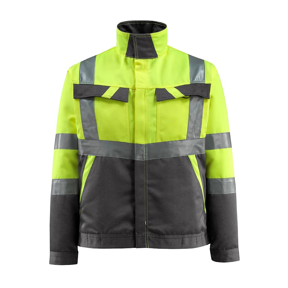 Mascot15909-948-17010 Forster Safe Light Lightweight Class 2 Jacket, Size 2XL, Hi-Vis Yellow/Dark Navy