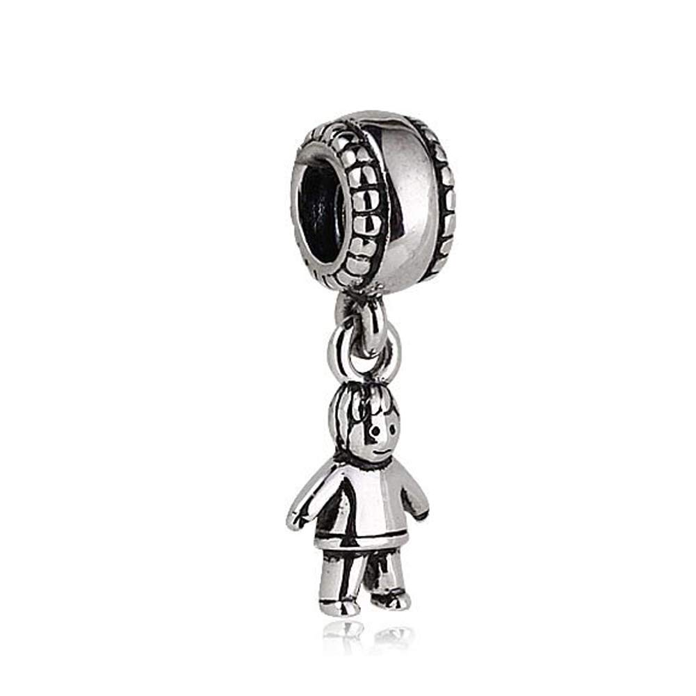 ARTCHARMLittle Child Charm 925 Sterling Silver European Style Bead Charm