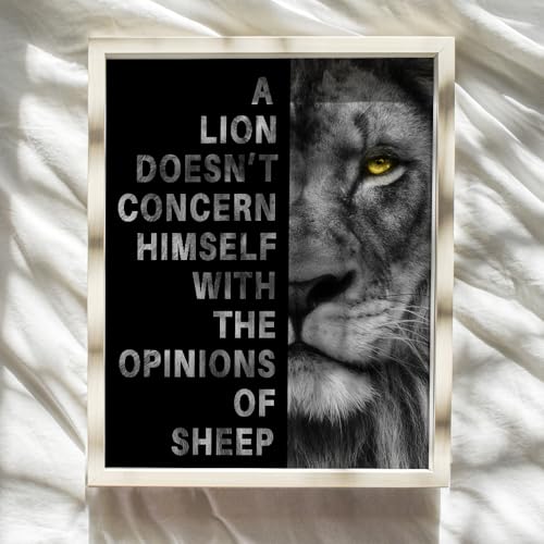 Yellowbird Art & Design Best Office Decor For Men - 11X14- Motivational Quotes Wall Art - Man Cave Stuff, Masculine Home Decor, Inspiring Quotes Wall Decor, Room Decor For Men, Boss Gifts - Poster For Men thumb #7