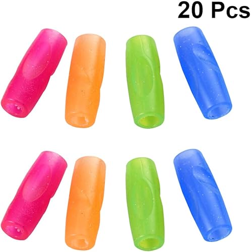 Miniatura 2 de EXCEART - Juego de 20 fundas de silicona para bolígrafos de agarre para niños, para herramientas de corrección de postura para niños preescolares,