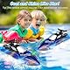 Helmsyde Ferngesteuertes Boot RC Boot für Kinder und Erwachsene mit LED Lichtern 2.4GHz Rennboote für Pools und Seen 2 Wiederaufladbare Batterien Cooles Wasserspielzeug Geschenk für Jungen Mädchen