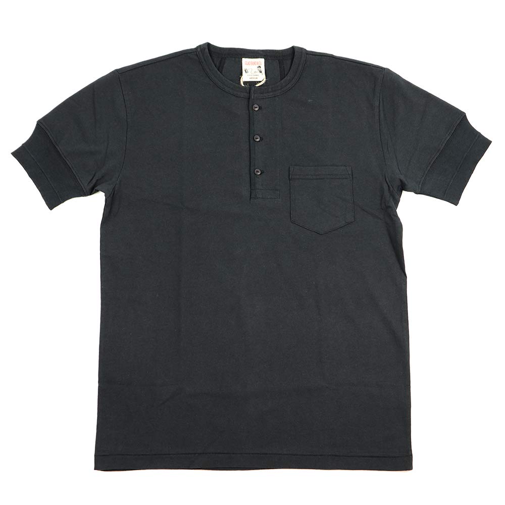 GLAD HAND グラッドハンド 長袖 Tシャツ ヘンリーネック フライス生地