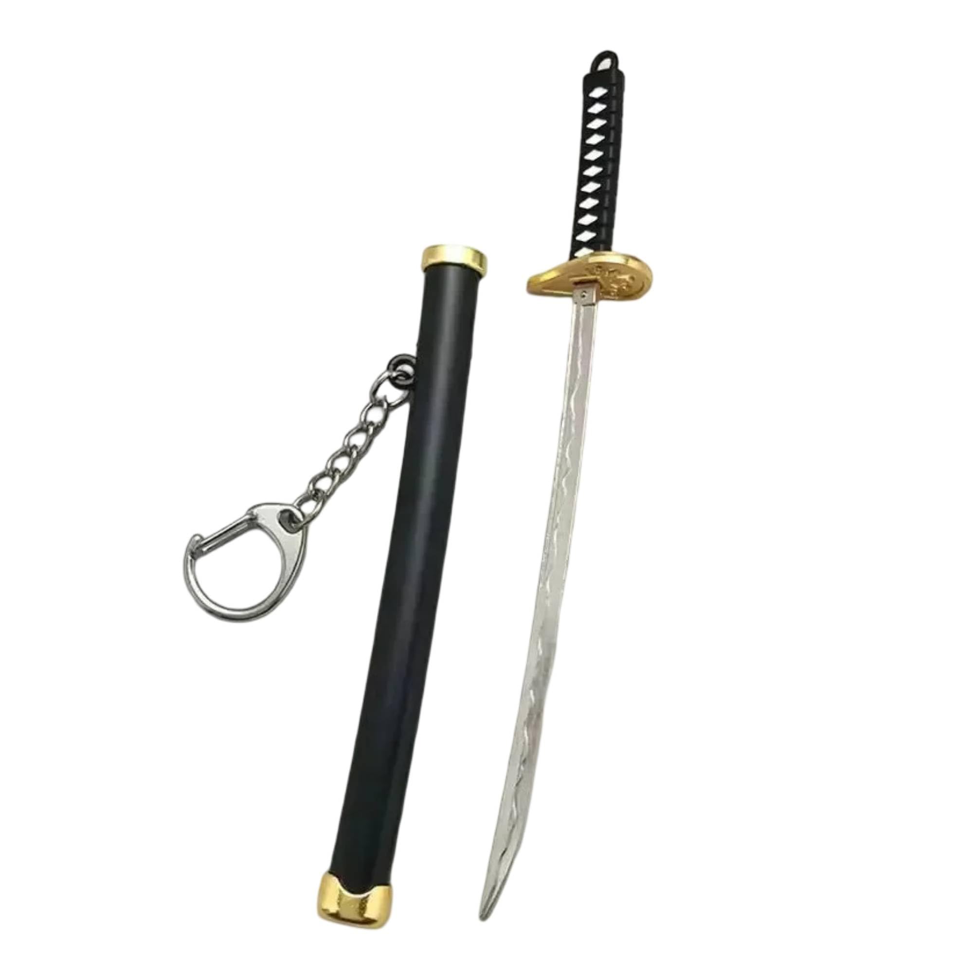 SHAKTISM 15cm Mini ONE PIECE Anime Zoro Mini Katana Sword Sheathed