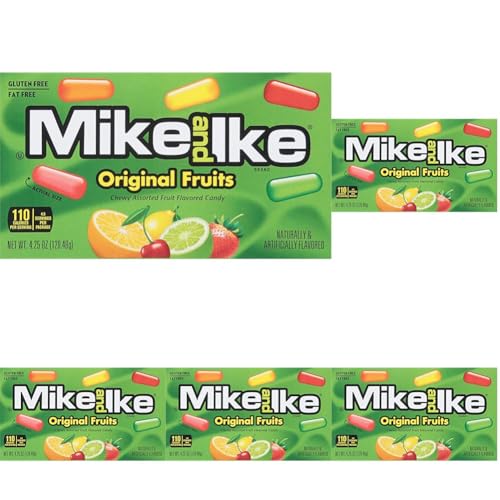 Image of Mike and Ike Original Fruits Candy 4.25 oz (Pack of 5)