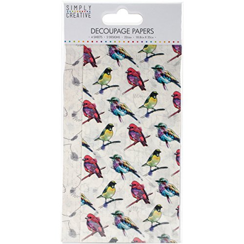 Trimcraft Simply Creative Carta per decoupage 18,8...