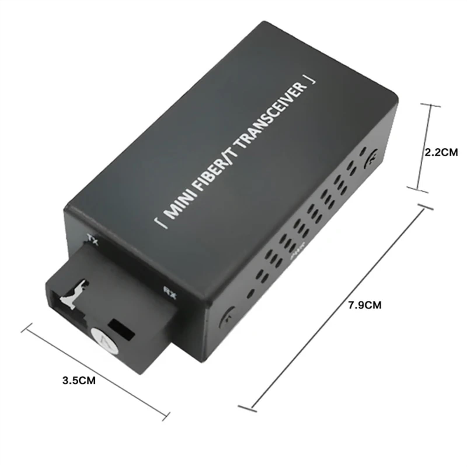 Konwerter Mediów Transceiver Światłowodowy HTB-3100 Konwerter Światłowodowy Jednowłóknowy 20km SC10/100M Jednomodowy Pojedynczy Włókno (Size : Without power supply)