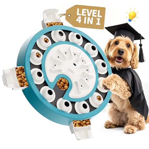 Beitophome Dog Puzzle,Level 4 in 1 Interactive Toy for Smart Dogs, Multi-Stage Play, Puzzle Toys for...