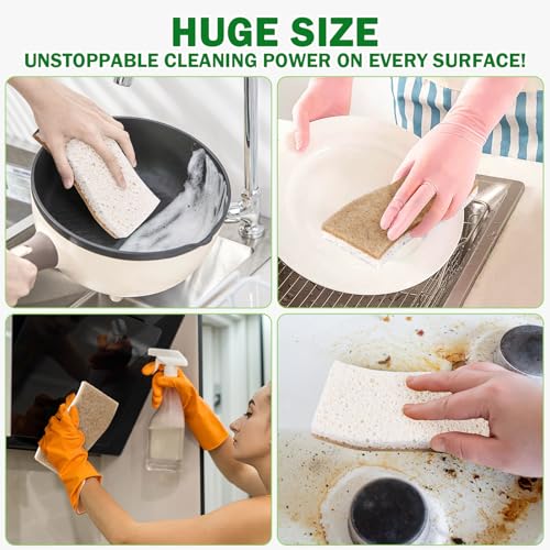 AIDEA XL Non-Scratch Kitchen Sponges 12-Pack Price Drop