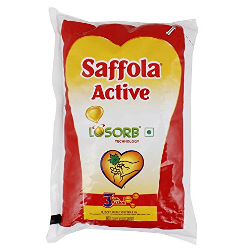 Image of Saffola Active Pro Weight Watchers Edible Oil Pouch, 1l