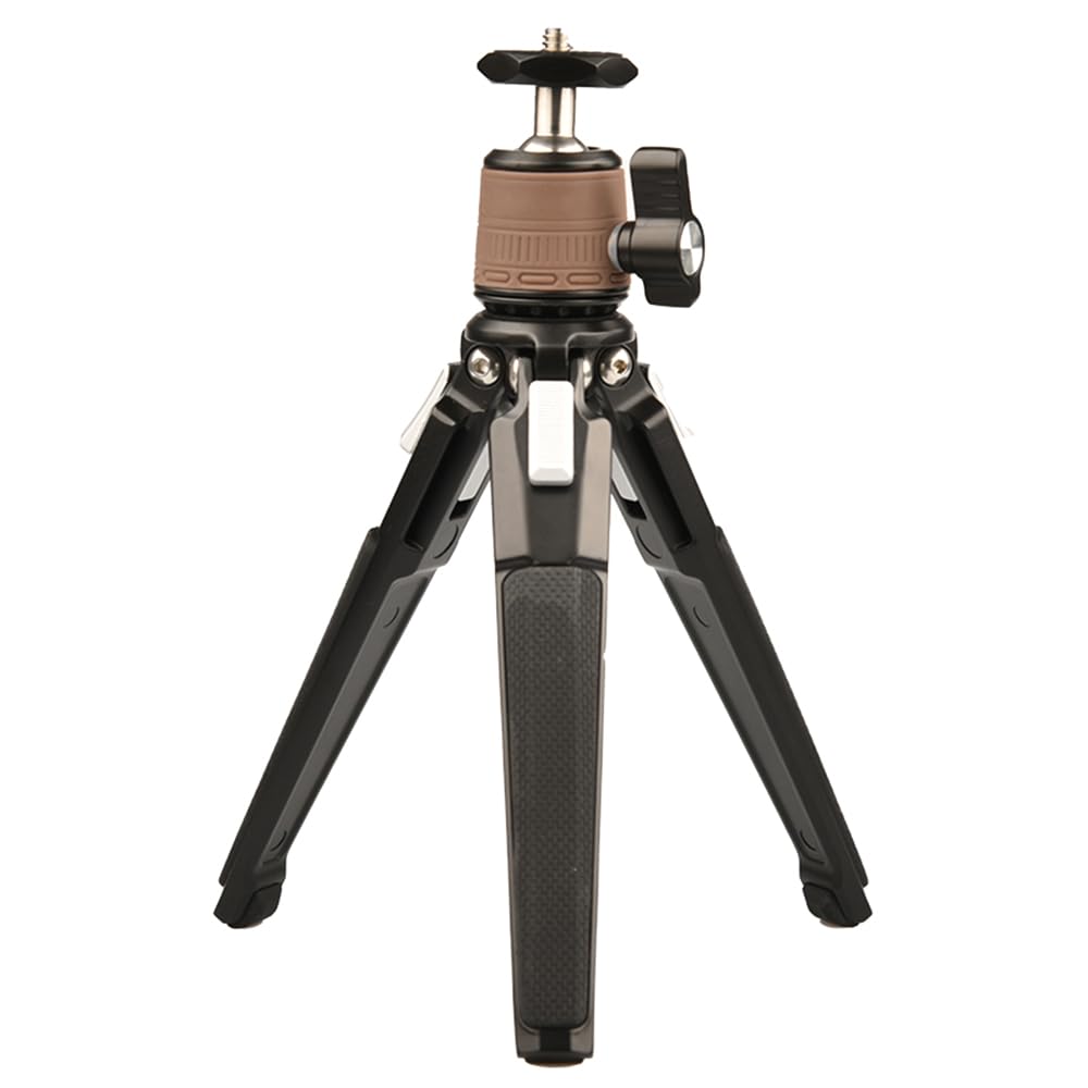 Foldable Tod with Detachable Ball Head Aluminum Alloy 3kg/6.6lbs Load acity Compatible with Canon/Nikon/Sony Camera and Gimbals
