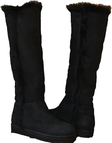 prada fur lined boots