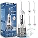 Cordless Water Flosser Oral Irrigator - Zerhunt Professional Rechargable Portable Dental Gum Flosser With 3 Jet Tips For Braces and Teeth Whitening - Upgrade With Anti Leakage Design