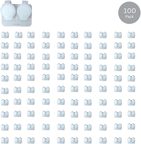 Miniatura 2 de Deep Well Flip-top Clear Contact Lens Cases (100)