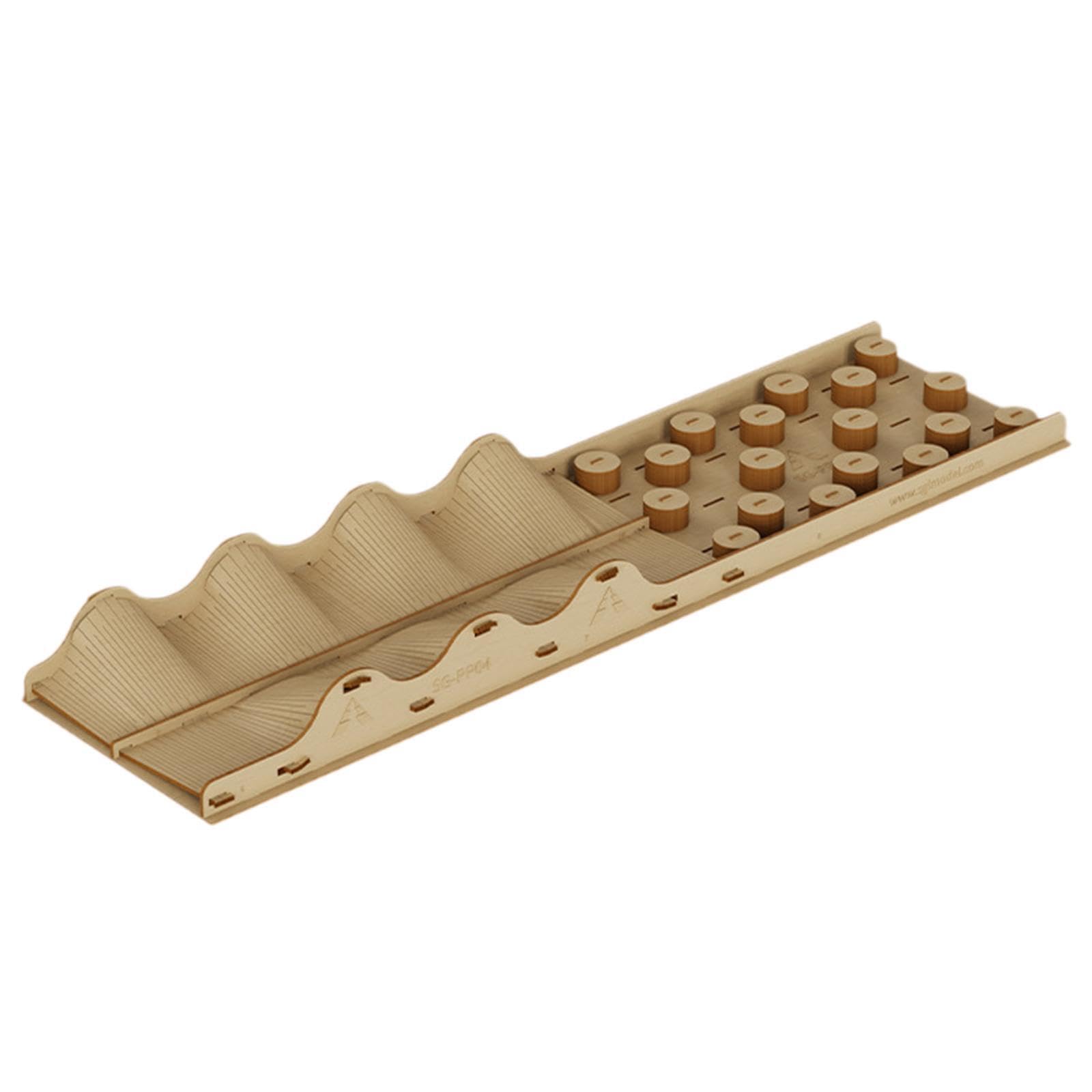 Ponte a ostacoli in legno RC Car Challenge Modello Ponte Percorso per divertimento in arrampicata con RC Crawler Cars Serve anche come mini rampa, Stile B