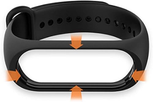 Miniatura 2 de Bandas de repuesto compatibles con Xiaomi Mi Band 3Xiaomi Mi band4, pulseras de silicona para mujeres y hombres
