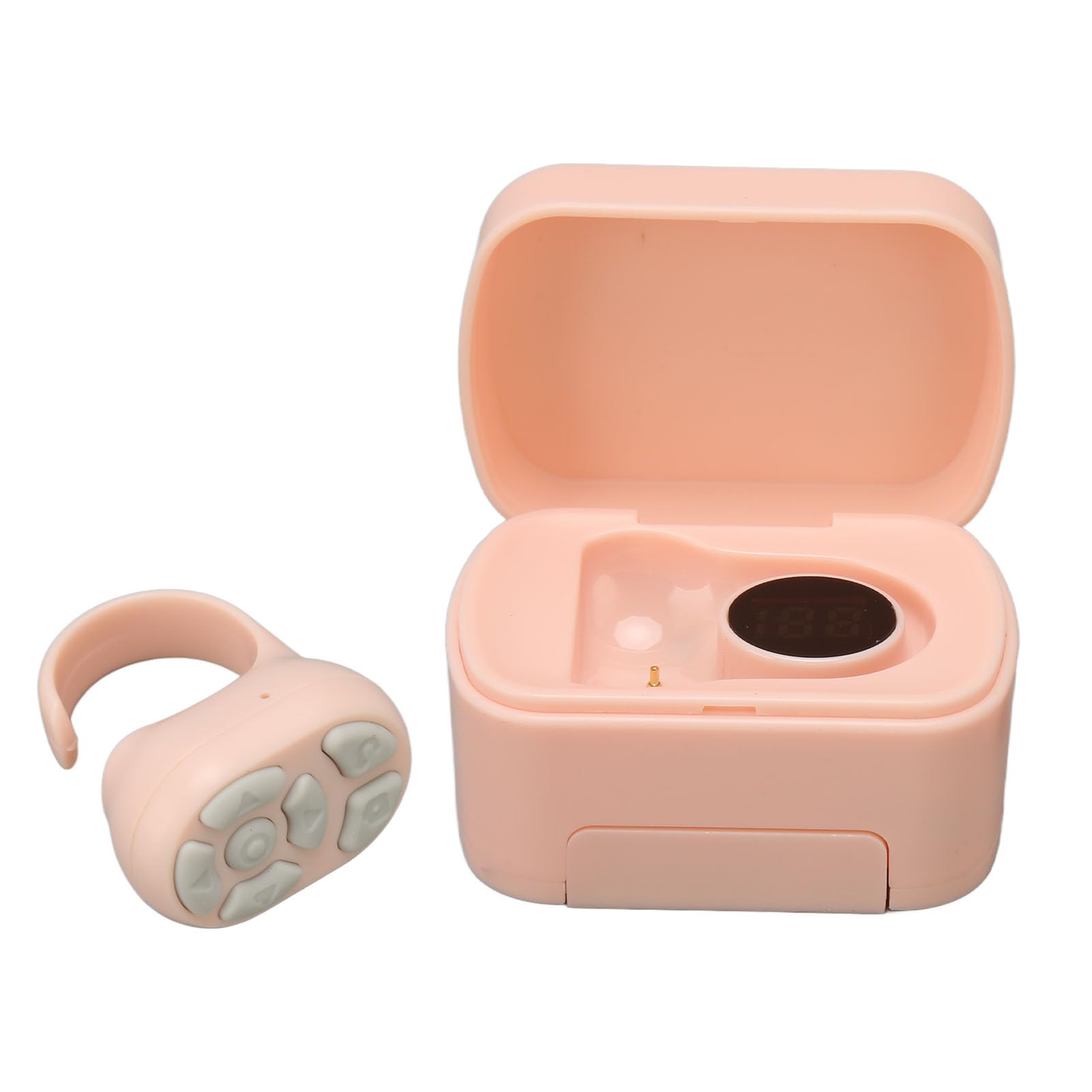 Anneau de Défilement TikTok, Clicker de Retournement de Page Bluetooth sans Fil, Bouton de Selfie D'obturation à Distance sans Fil pour Appareil Photo pour Android iOS, Anneau de