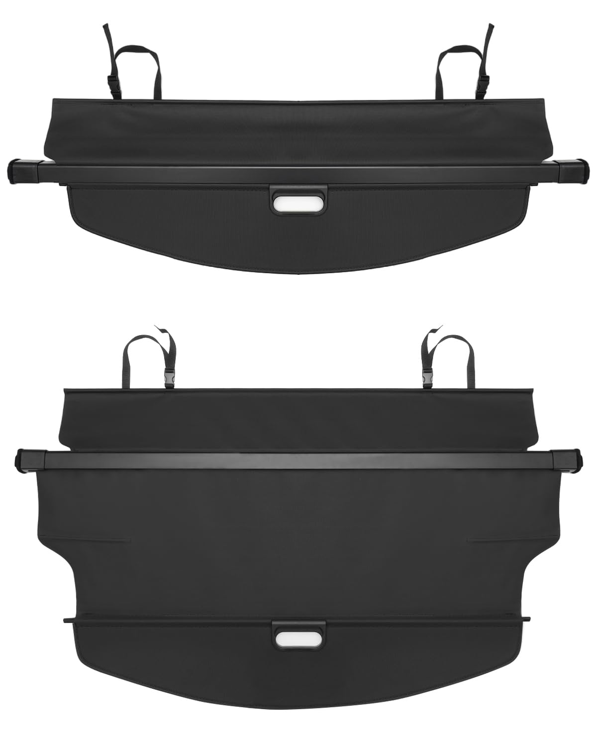 Powerty Cargo Cover for Cadillac XT5 2020 2021 2022 2023 Accessories Retractable Trunk Cover All Weather Shielding Shade Cargo Luggage Cover Black No Gap