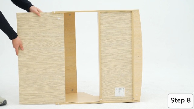 LEYAOYAO Libreria a 10 cubi, libreria moderna a 3 livelli con gambe, libreria in legno della metà del secolo, grande custodia per libri, organizer autoportante per camera da letto, soggiorno, ufficio