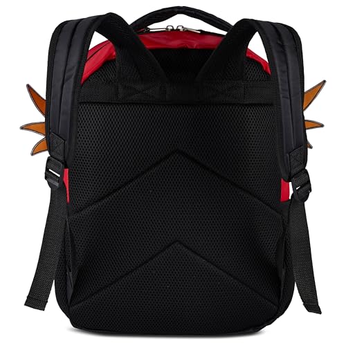 Image of AI ACCESSORY INNOVATIONS Sonic The Hedgehog Backpack for Boys & Girls, Dr. Eggman Big Face 16 Inch Schoolbag with Dr. Eggman Rubber Molded Dangle