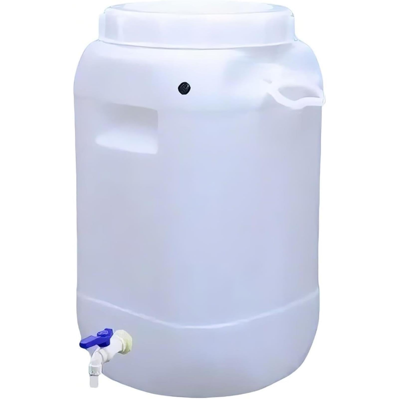 Camping-Wasserbehälter, Lebensmittelechter Kunststoff-Aufbewahrungseimer Für Den Außenbereich (Blue 25L)