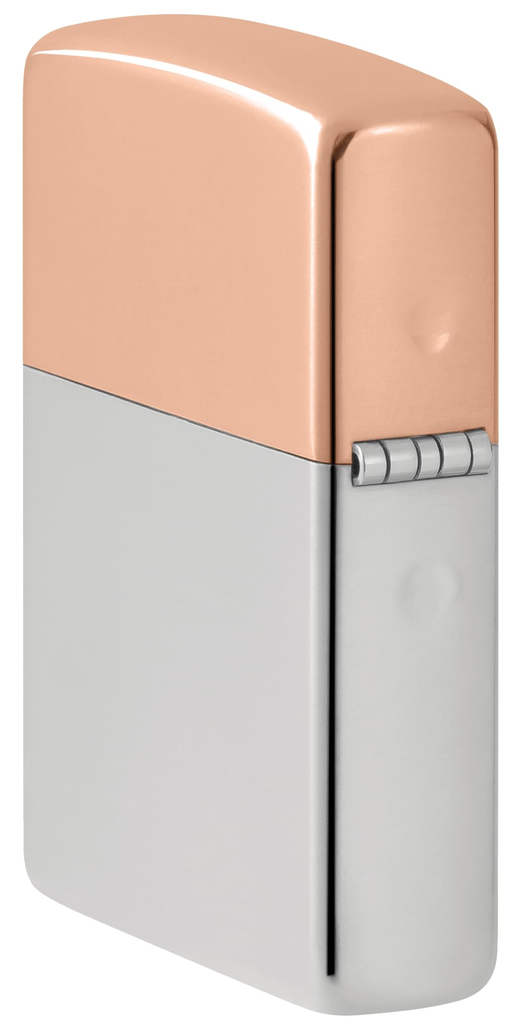 Zippo Accendino da tempesta – Bimetal Collectible, custodia in argento Sterling, Copper Lid, Base Model – Ricaricabile – Riutilizzabile – Design antivento – Confezione regalo – Made in USA