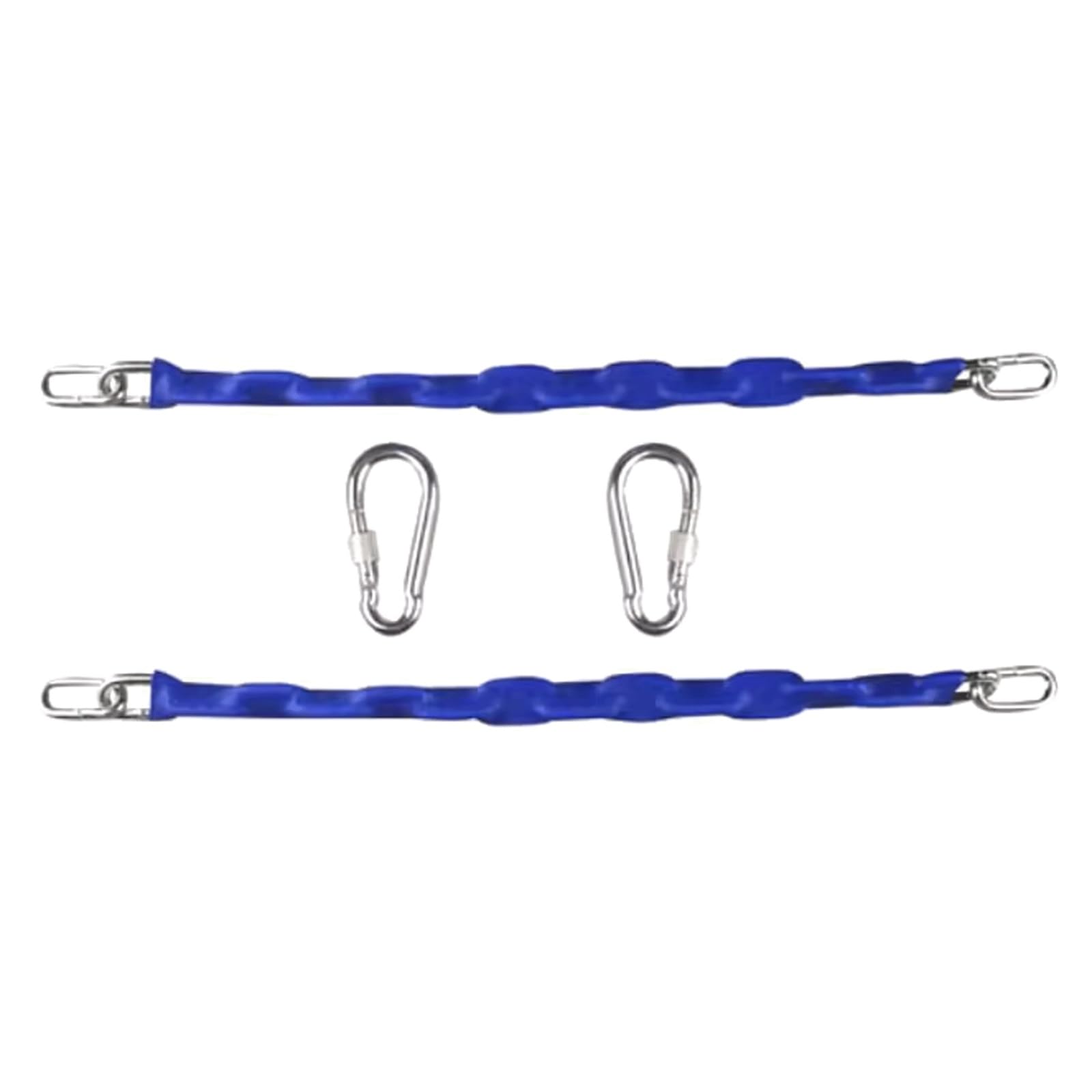 Ensemble de Sangles balançoire en métal Robuste 2 1 avec chaînes d'extension for Yoga et Fitness aérien(100cm)