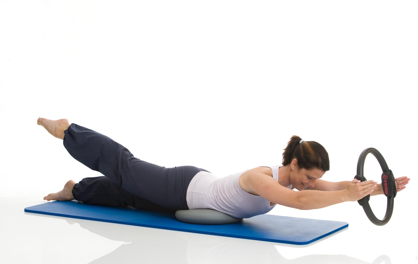 Togu Pilates Circle Premium, Schwarz, ca. 40 cm Durchmesser