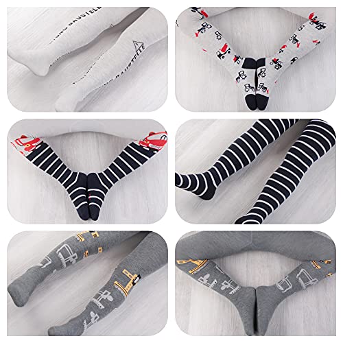 L&K-II 6er Kinder Jungen Strumpfhose Strickstrumpfhose mehrfarbig 2735 98-104