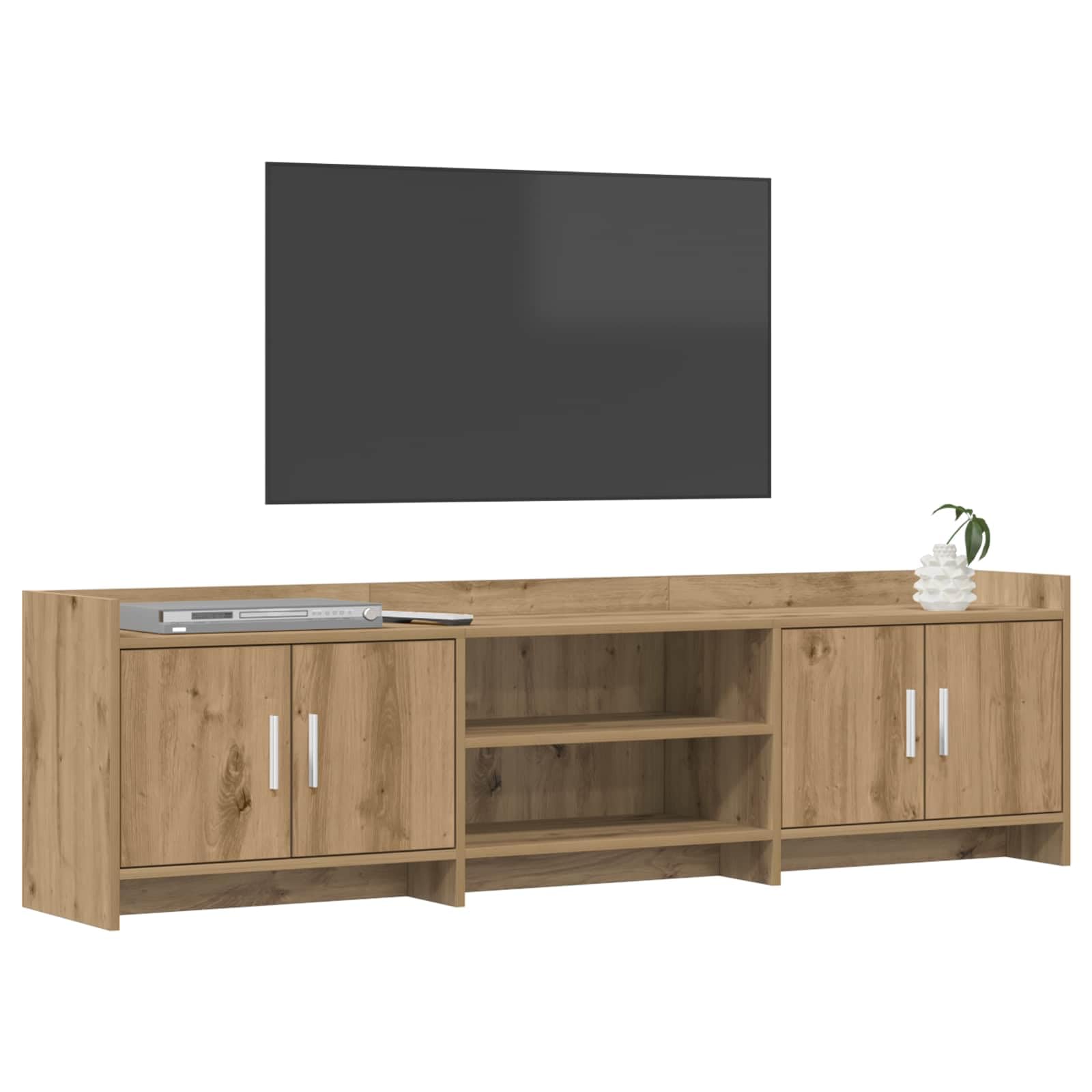 Mobile basso per TV, 168 x 33 x 47 cm, rovere Artisan