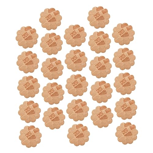 Cabilock Oil Absorbing Baking Paper Pad 500pcs Lace Snack Mat Grease-proof Paper for Pizza Fried Food