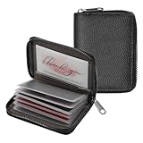 Specifica: Colore: nero; Materiale: pelle PU; Dimensioni: 110 x 85 x 25 mm / 4,3 x 3,4 x 1 pollici (L * W * H); Stile: 20 slot per schede + 2 tasche multiuso (stile finestra); Lista di imballaggio: 1 x ID Case Organizer con cerniera