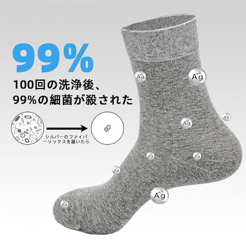 earthinglife Conductive Grounding Socks 25% Pure Silver Infused Ankle Socks for Grounding Shoes