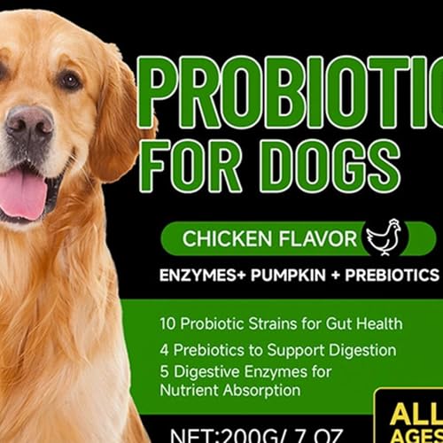 Peufcmi Verdauungsunterstützung für Hunde - 200g Energie Ernährung | Welpen Verdauungsunterstützung - für juckende Haut, Appetit, Haarglanz, Stoffwechsel und Energie bei Hunden