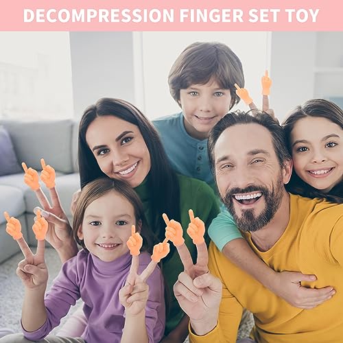20-PCS-Tiny-Middle-Finger-Puppet-Miniature-Small-Hands-Funny-Hand-Puppet-for-Game-Prank-Gag-Performance-Party-Favors-Ealistic-Cute-Little-Hand-Finger-for-Gifts