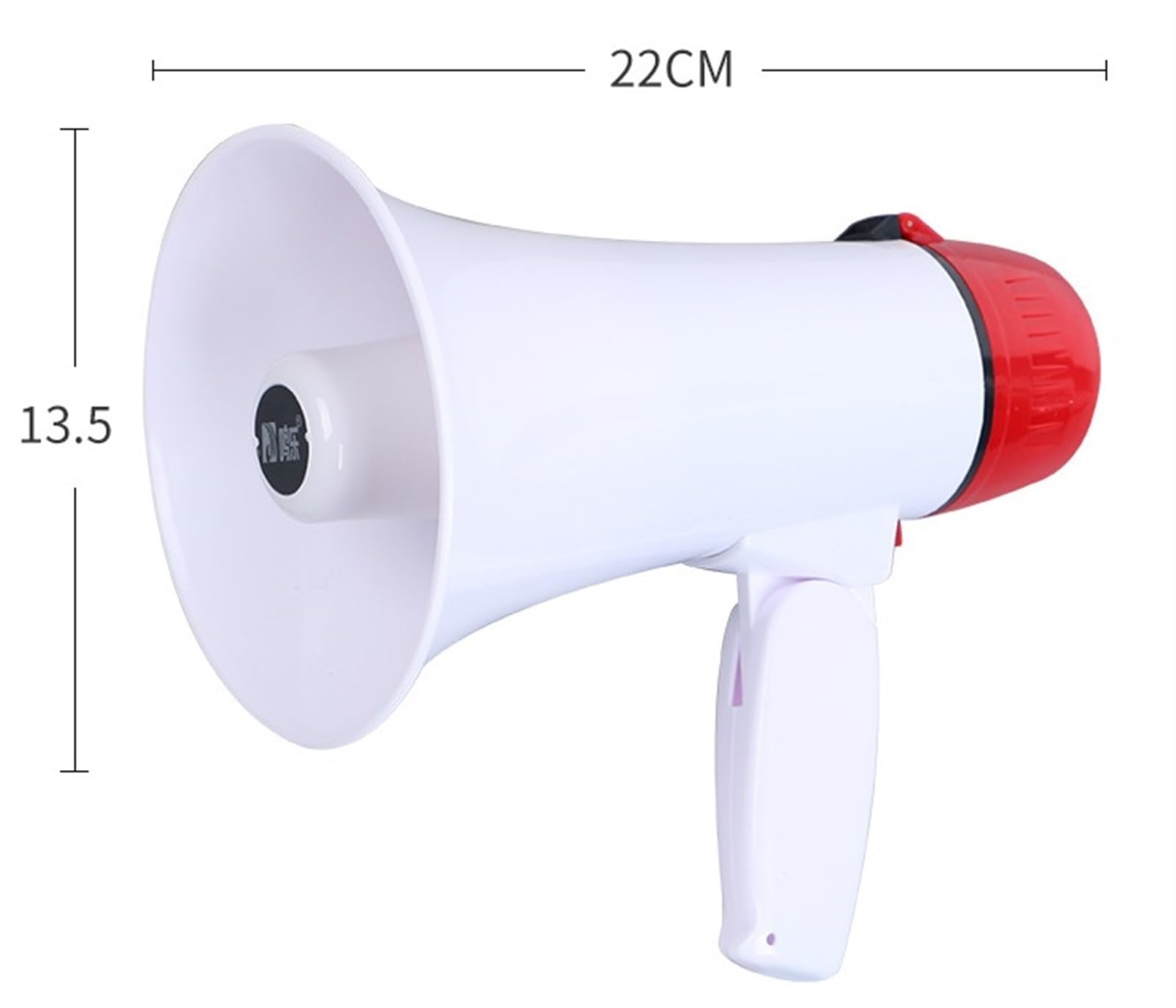 Megafono Altoparlante Megafono Portatile con Maniglia Pieghevole E Riproduzione della Registrazione per Amplificatore Vocale per Guida All'aperto Megafono Bullhorn