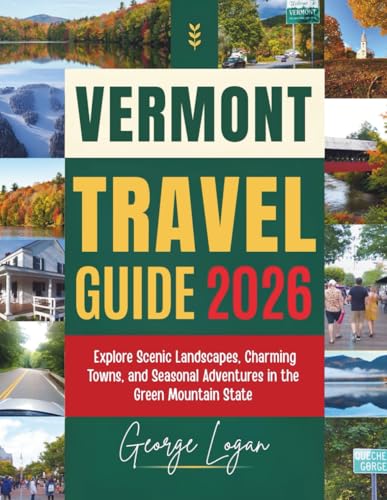 Vermont Travel Guide 2026 (Full Color): Explore Scenic Landscapes, Charming Towns, and Seasonal Adventures in...