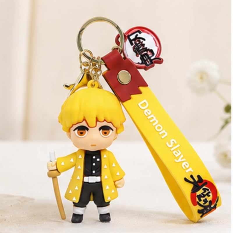 Image of Cute 3D Keychain | Keyring & Quirky Bag Charm | Hard Silicone, Unbreakable | Travel Essential | Kids Friendly | Strap & Bag Hook