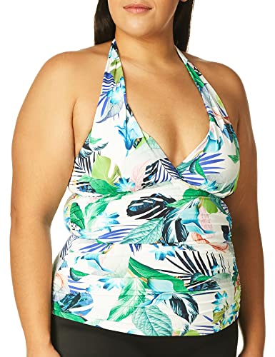 Haut de Tankini Femme La Blanca Dos Nu Col en V Chic