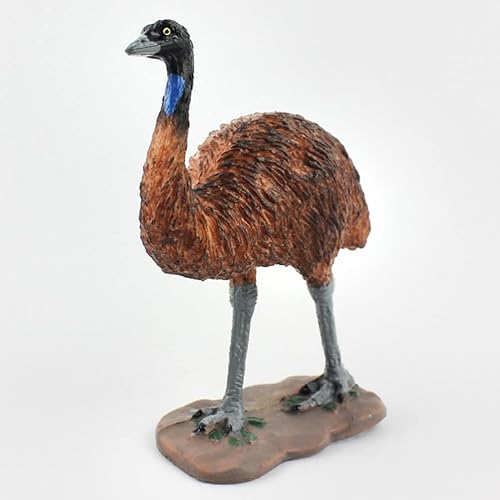 Miniatura 9 de Zerodeko 2 piezas de avestruz ornamento de avestruz simulado juguete de pájaro juguete Scrump felpa avestruz estatua de avestruz decoraciones de