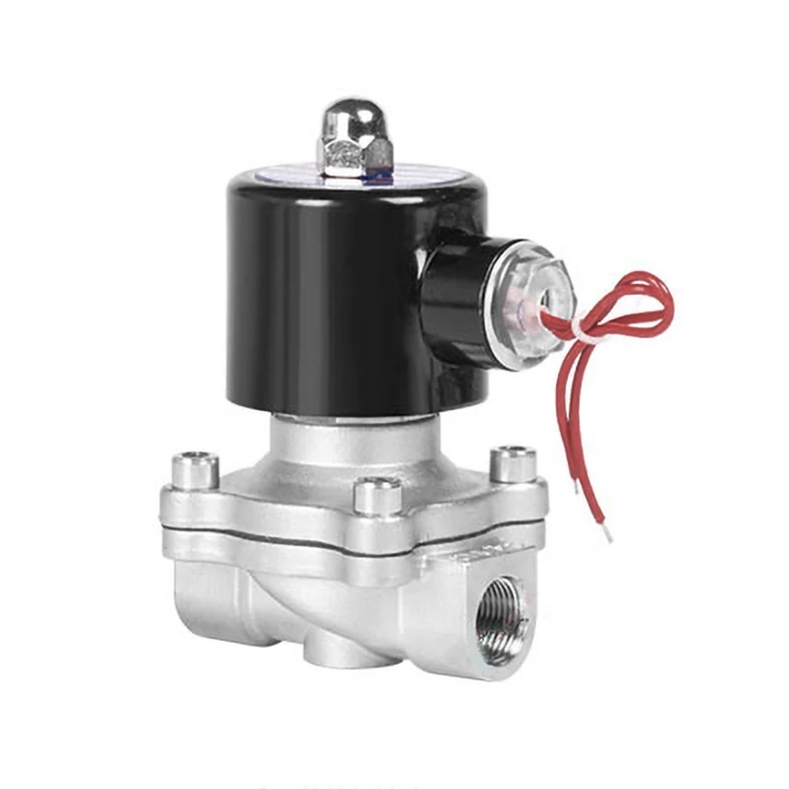 3/8'' Normally Closed Stainless Steel Solenoid Valve(NPT_110VAC_NBR-Seal)