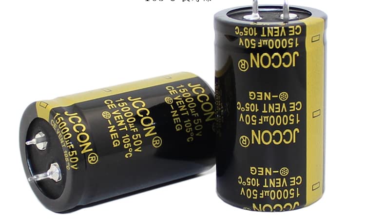 2PC 15000uf 50v JCCON Black Gold Audio Power Amplifier Filter Manufacturer Direct Selling electrolytic Capacitor 30x50