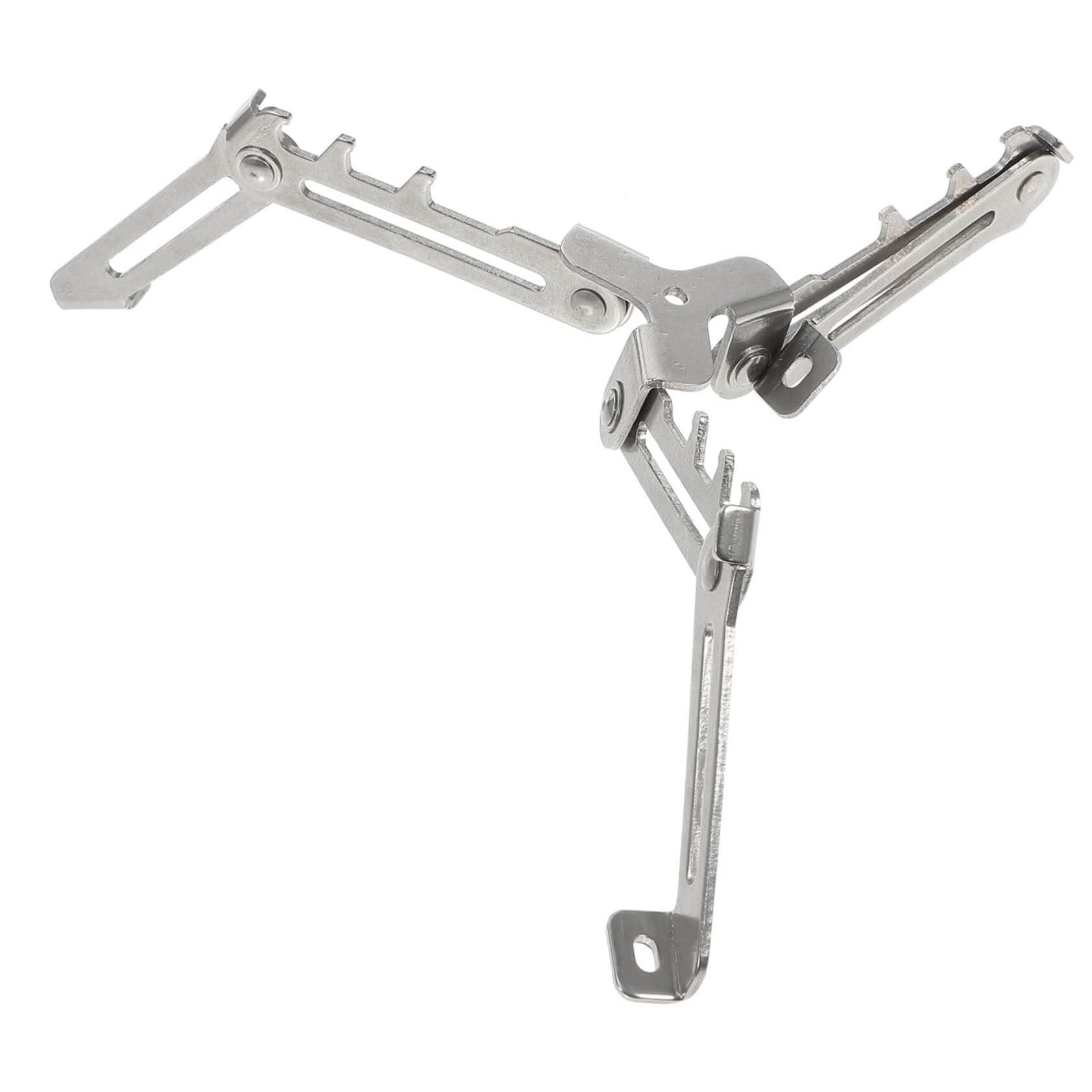 Sosoport 5st Gastank Halterung Klappbarer Tankkanisterhalter Kraftstoffflaschenhalterungen Klappbare Tankhalterung Metall Camping Tankhalterung Herd Falten Aluminiumlegierung Vorrichtung